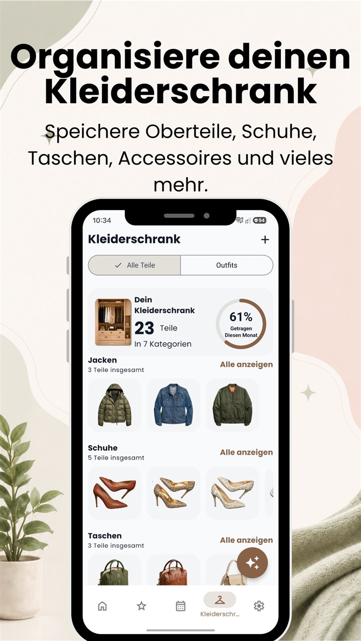 Sisne – Kleiderschrank ordnen