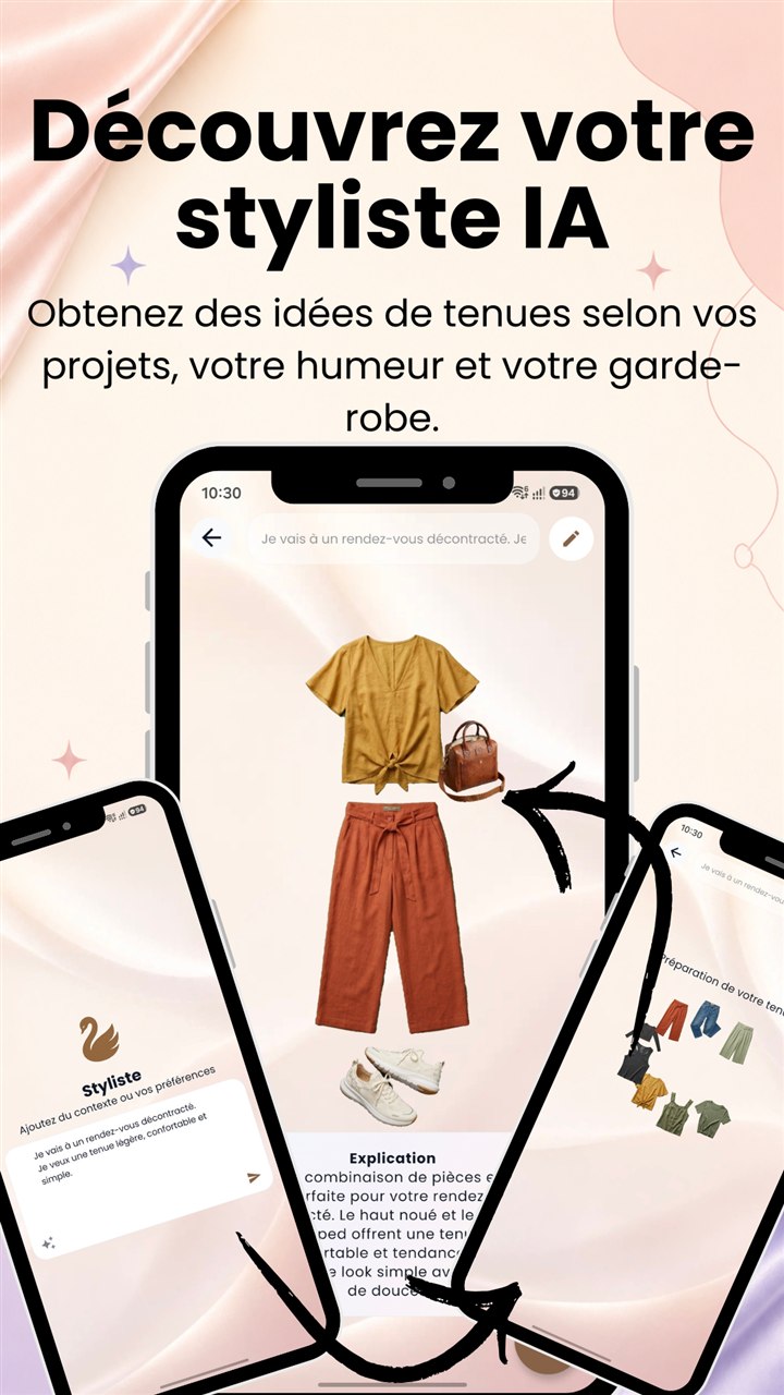 Sisne – Idées de tenues IA