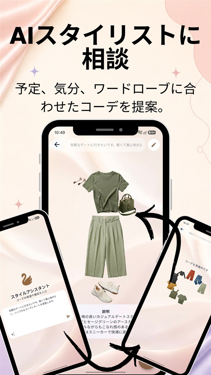 Sisne – AIコーデ提案
