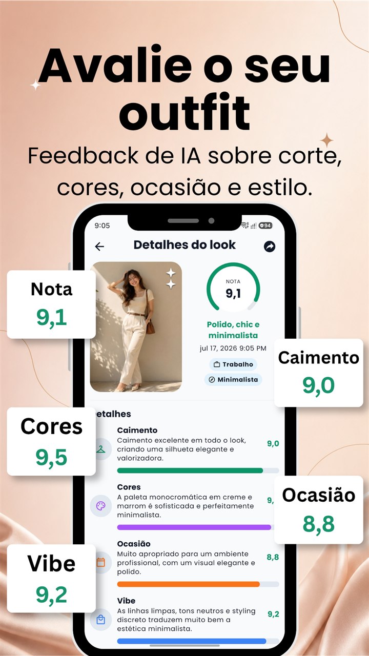Sisne – Avalie seu look
